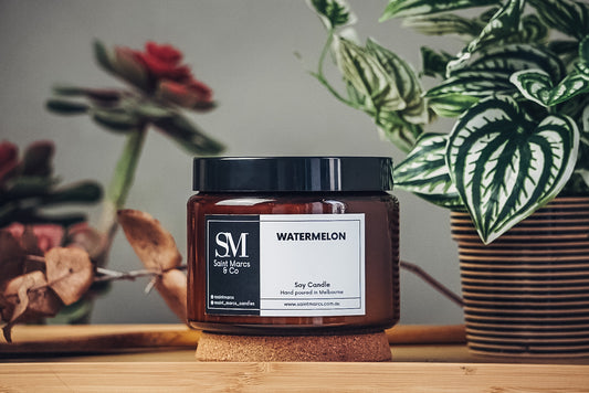 Large Watermelon Soy Candle 750g